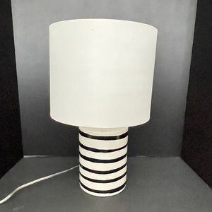 kate spade ♠️ New York Zebra Stripes Lamp 18”